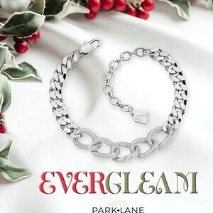 Park Lane Jewelry Evergleam Link Bracelet Rhinestone Crystal NIB